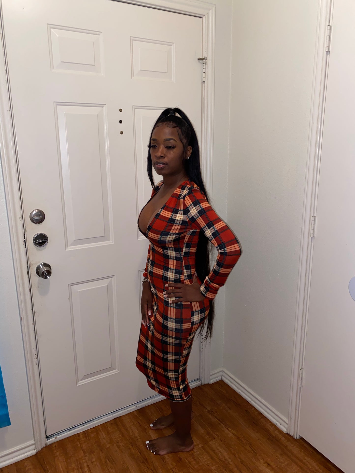 Plaid Me Dress